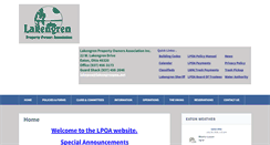 Desktop Screenshot of lakengrenpoa.org