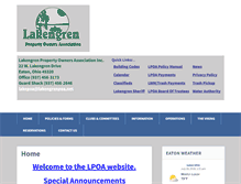 Tablet Screenshot of lakengrenpoa.org